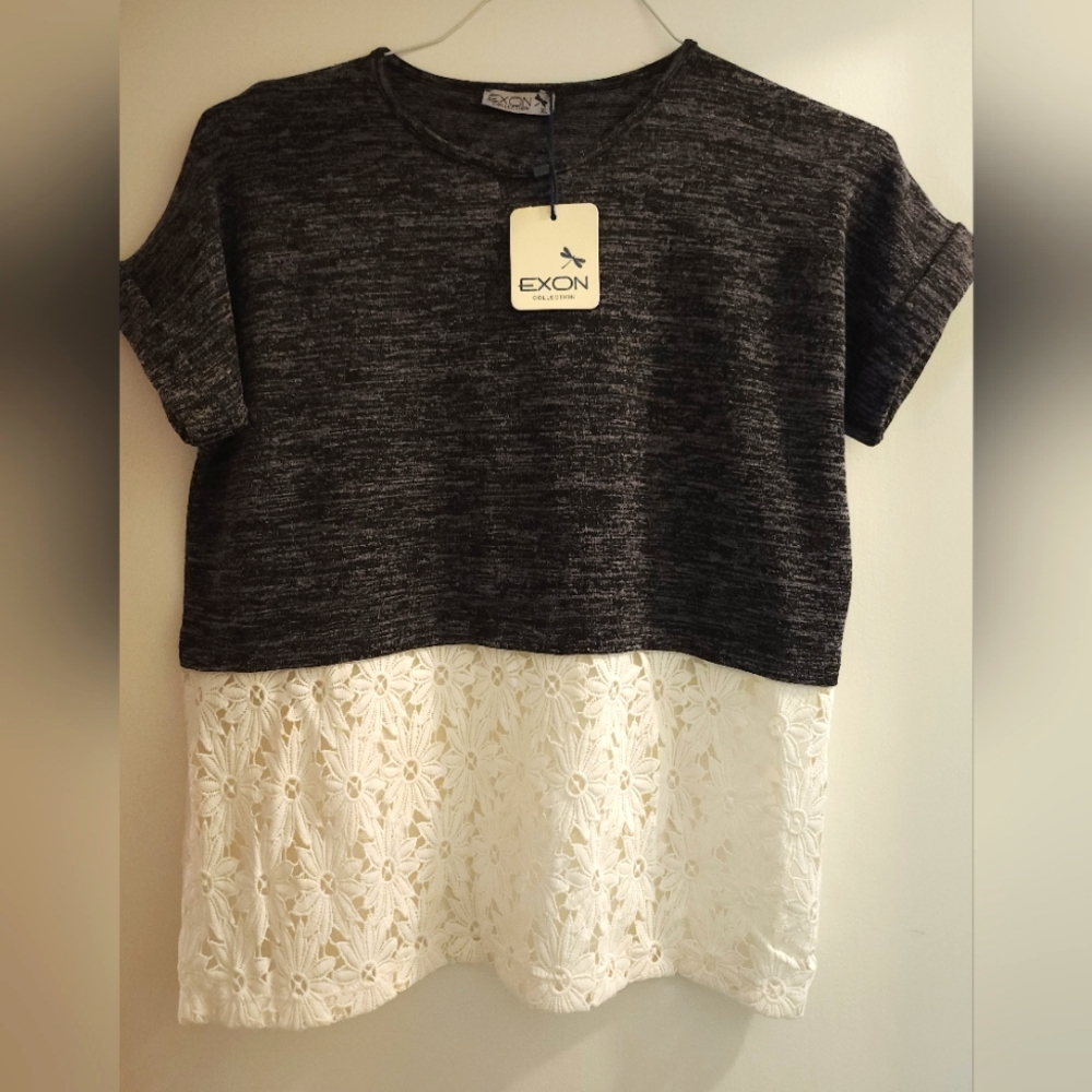 Exon Collection Knit Top. Size xl ( fits like a large). NWT